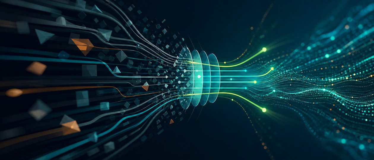 Abstrakte Komposition: diagonale Linien zeigen Vorwärtsbewegung mit Kontrollpunkten als Metapher für warum sales-hiring am…