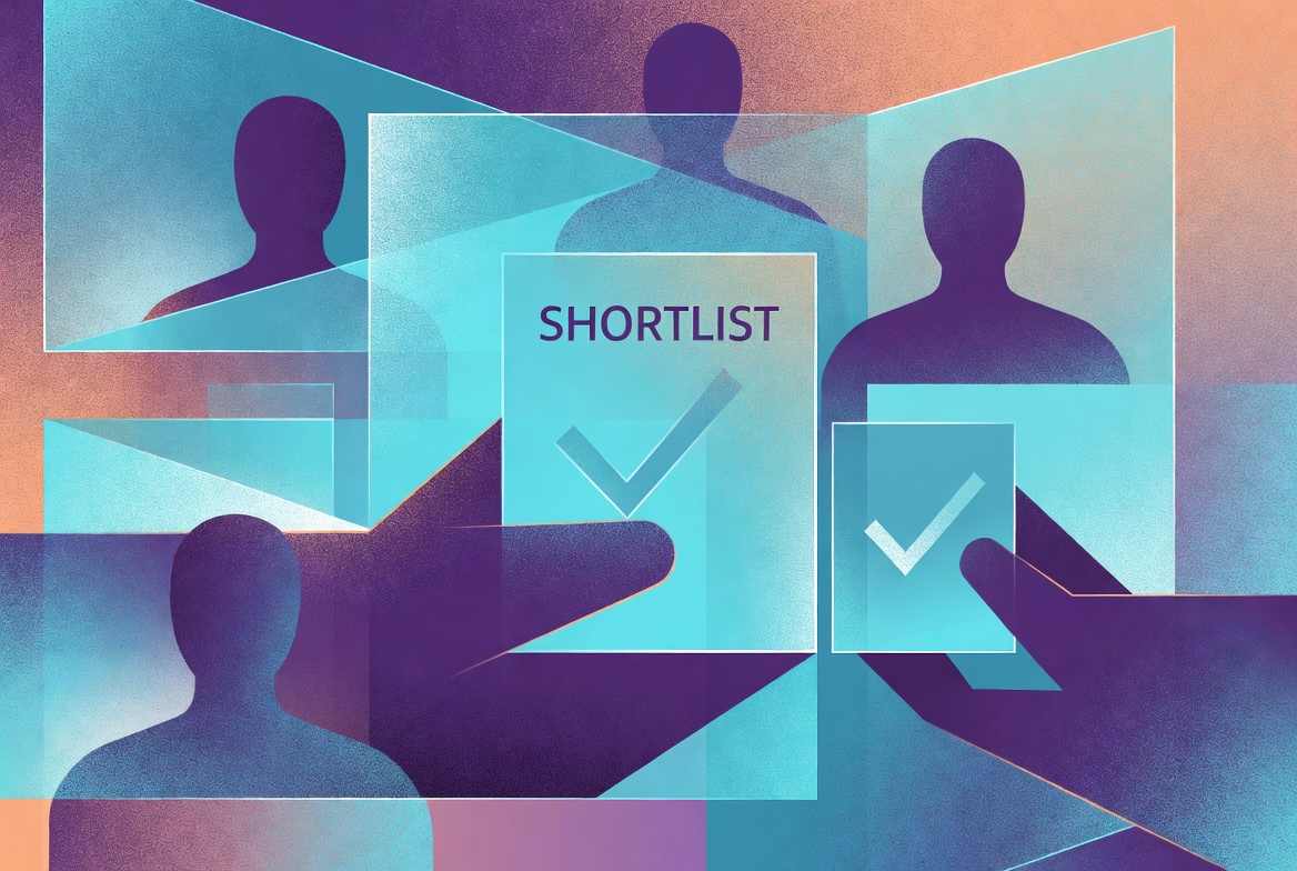 Curated candidate delivery shortlist