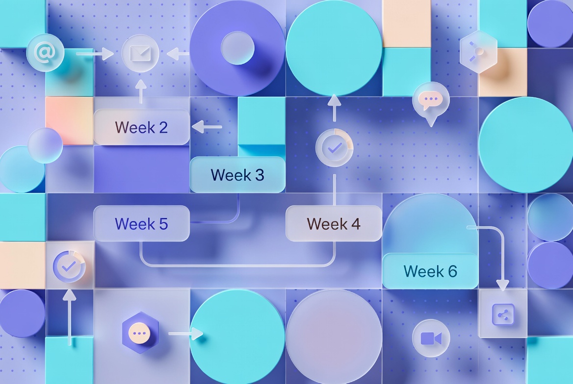Six-week recruitment delivery sprint timeline